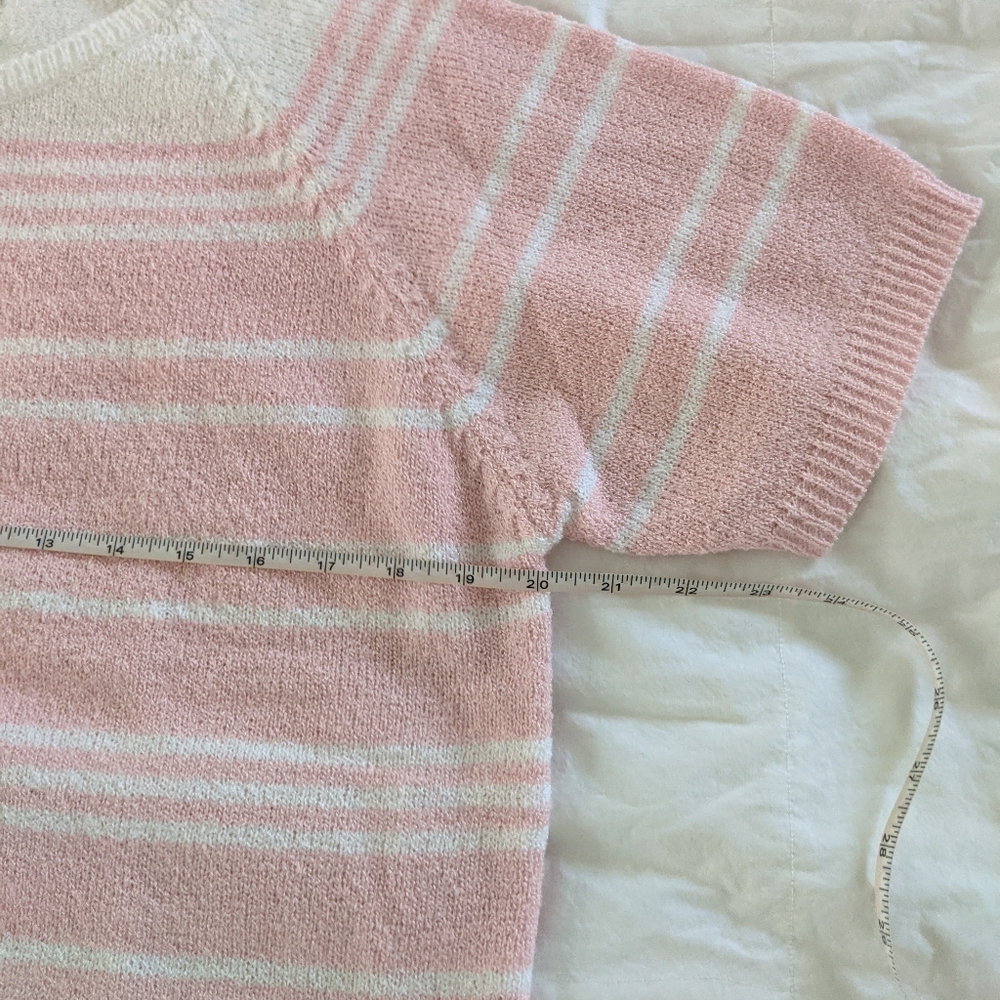 Vintage Basic Editions Striped Pullover Knit Jump… - image 6